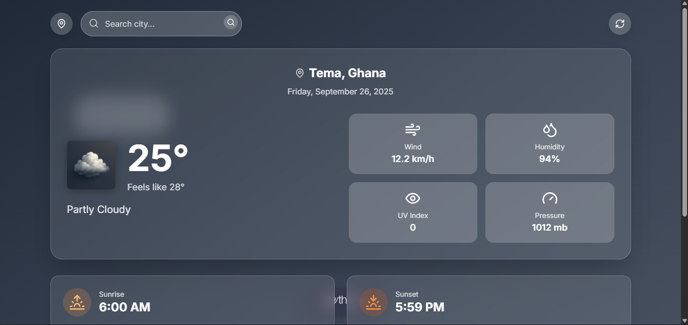 JunyCast Weather App